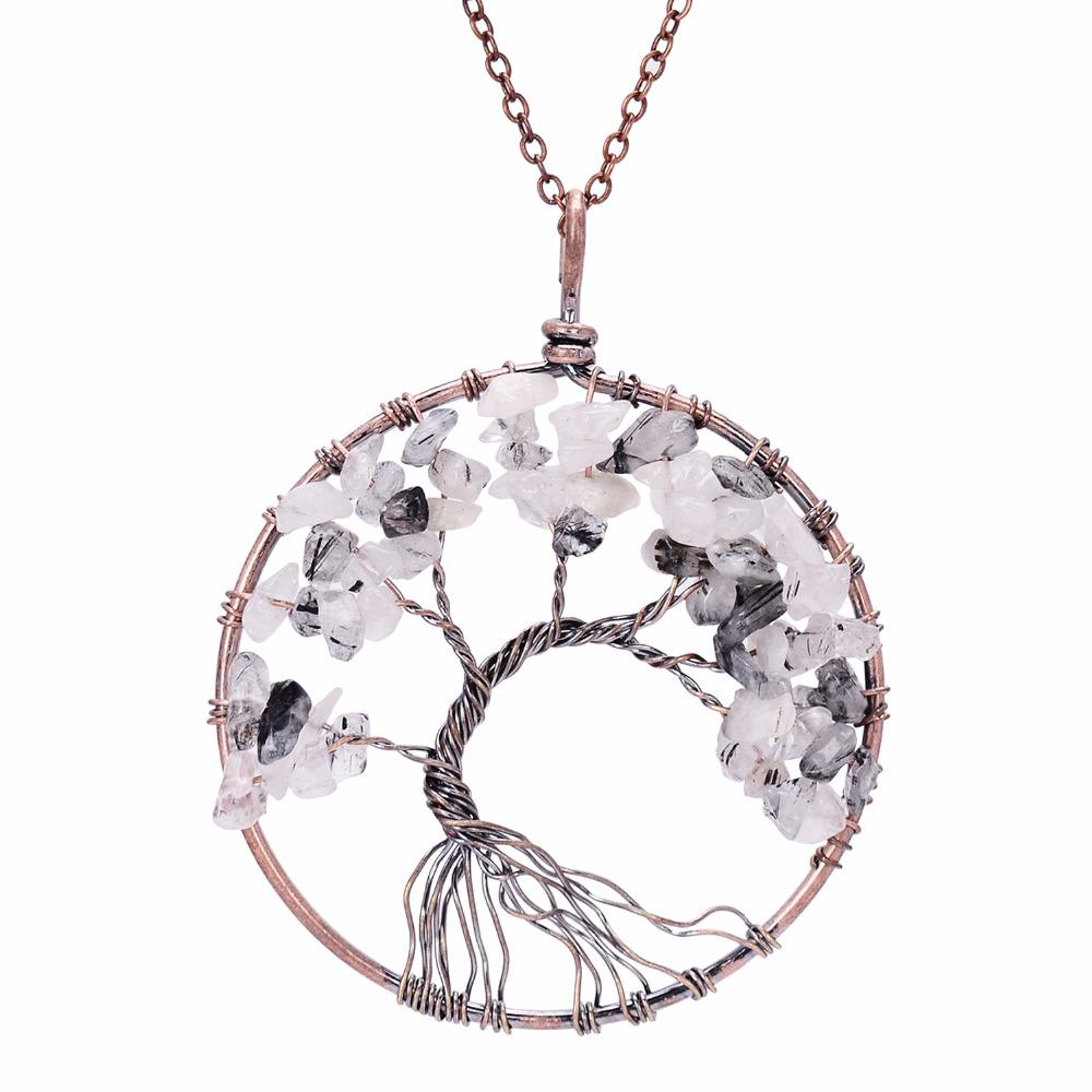 Multi Colored Tree Of Life Necklace