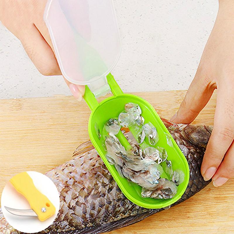 Multipurpose Scale Kill Fish with Knife Kitchen Tool