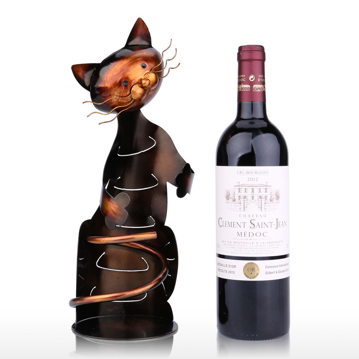 Cat Wine Holder Rack