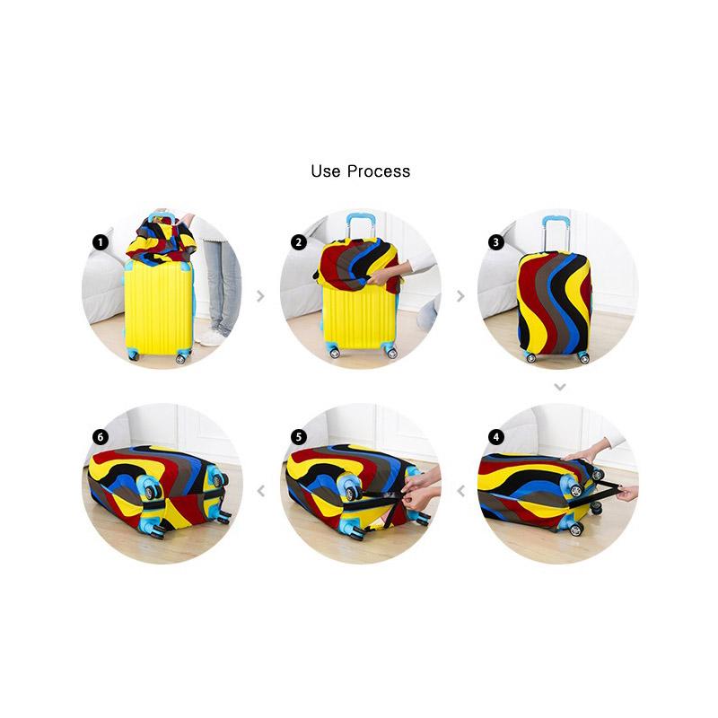 Anti Scratch Elastic Cover Travel Luggage Protector