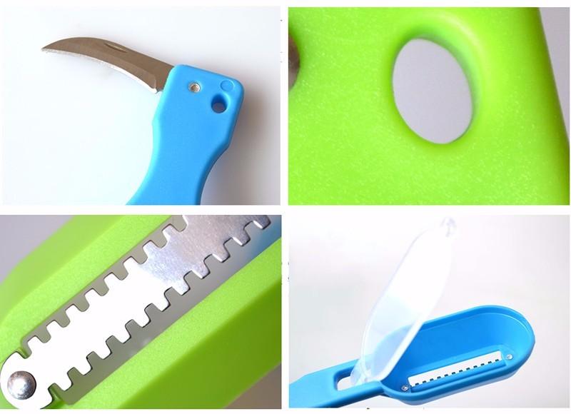 Multipurpose Scale Kill Fish with Knife Kitchen Tool