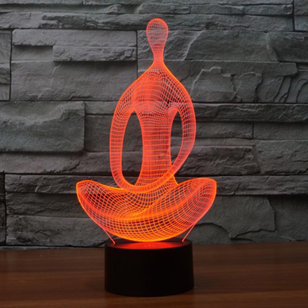 Yoga 3D Night Lamp
