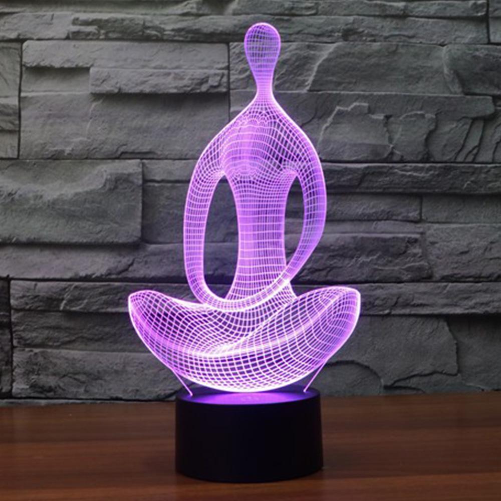Yoga 3D Night Lamp