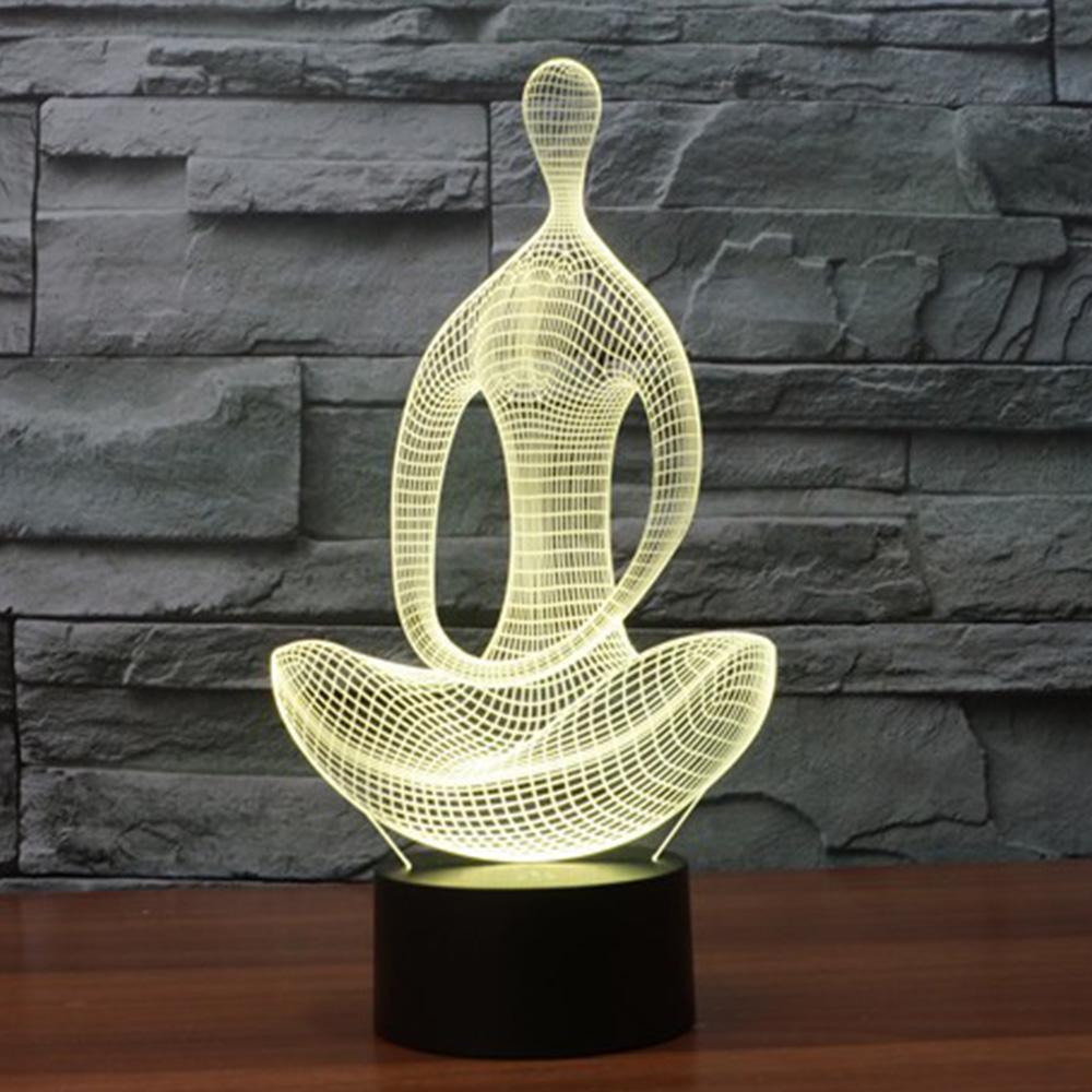 Yoga 3D Night Lamp