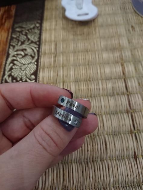 Personalized Adjustable Ring