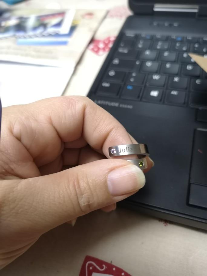Personalized Adjustable Ring