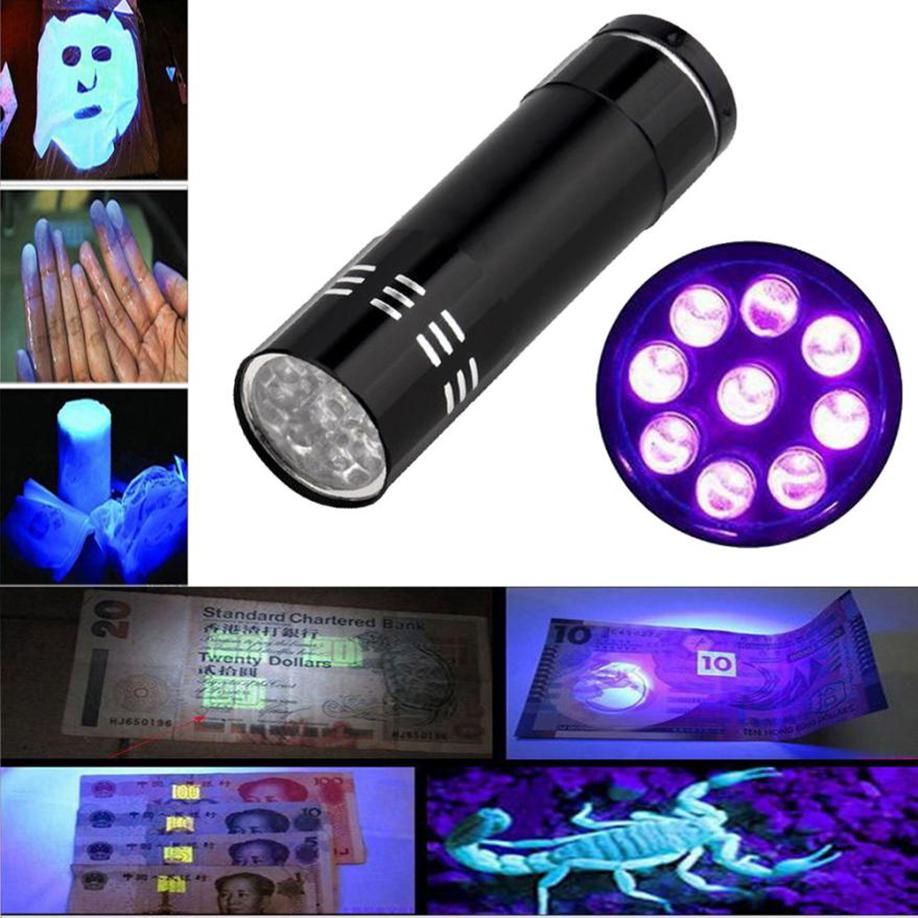 UV Black Light Flashlight