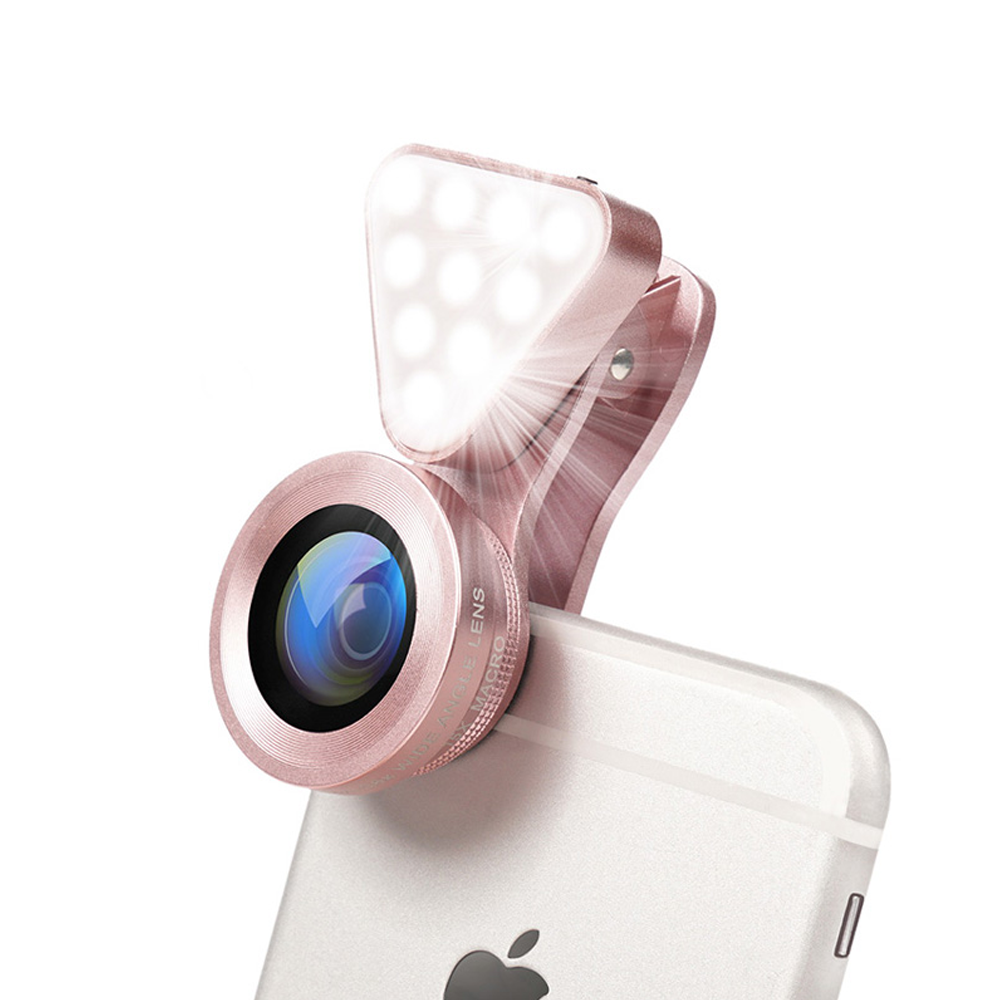 LED Selfie Flash Light Beauty Lens