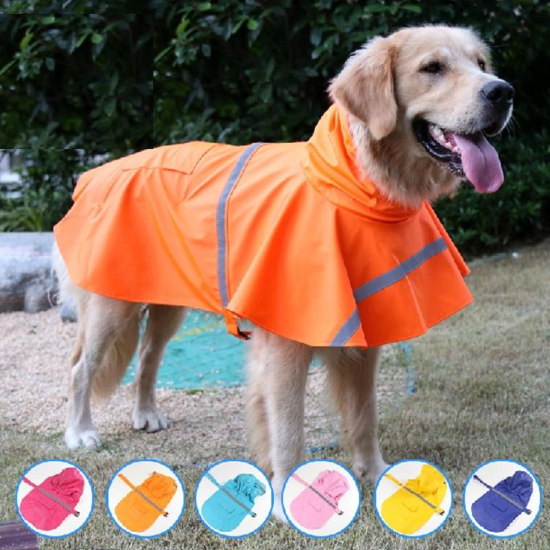 Large Pet Dog Waterproof Raincoats