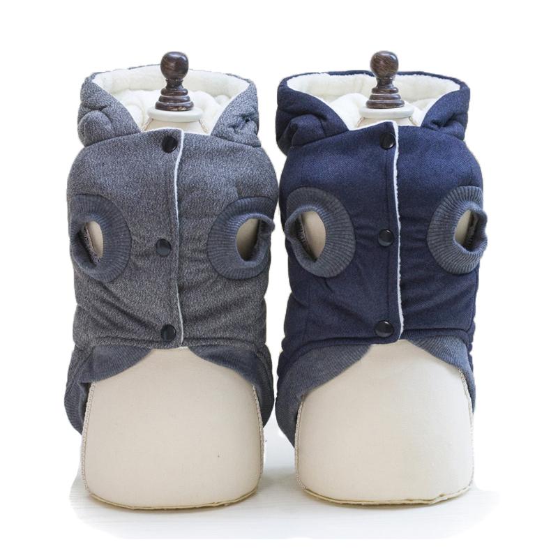 Winter Warm Pet Dog Clothes Hooded Jackets