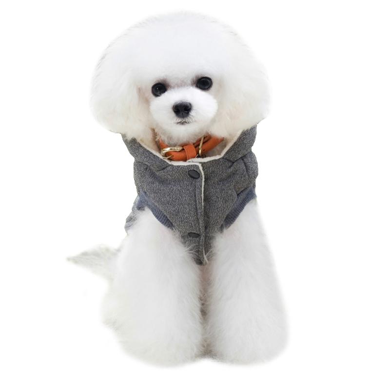 Winter Warm Pet Dog Clothes Hooded Jackets