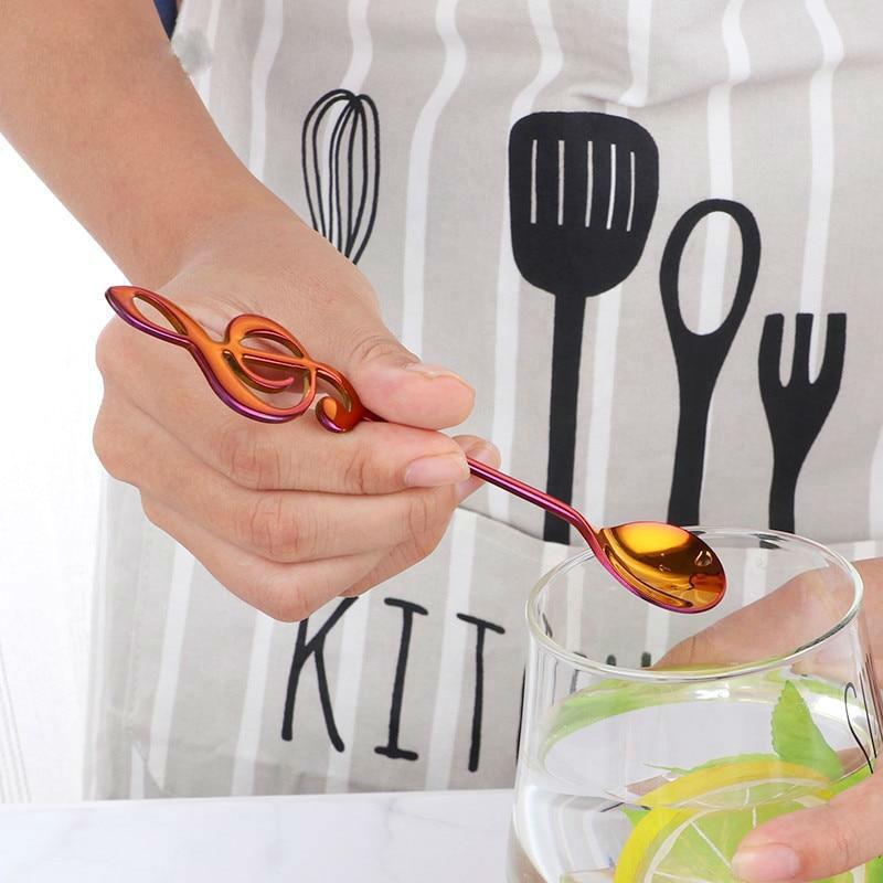 Exclusive Music Wand Coffee Spoons