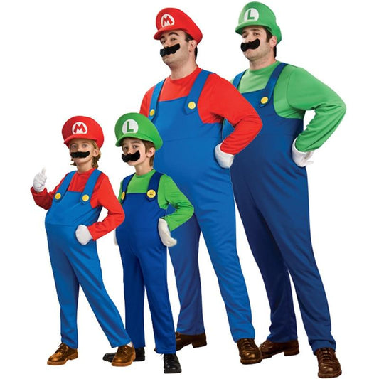 Mario Bros Cosplay Costume - Halloween Costume
