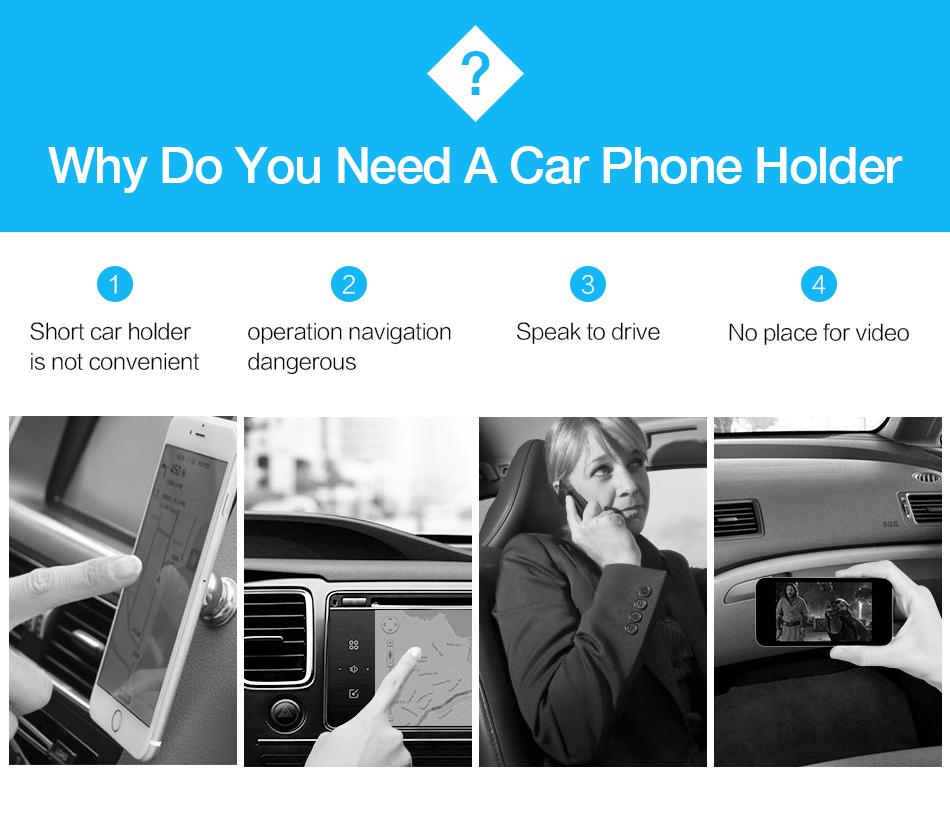 AUTOMATICALLY LOCKING WINDSHIELD PHONE HOLDER, UNIVERSAL FIT