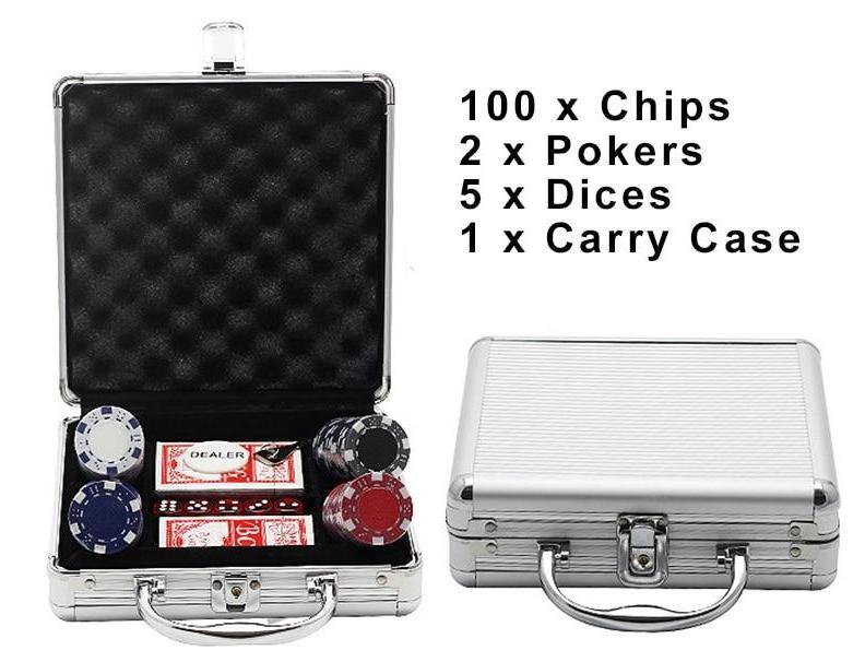100 Pcs Poker Set