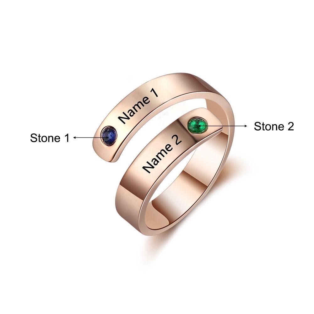 Personalized Adjustable Ring