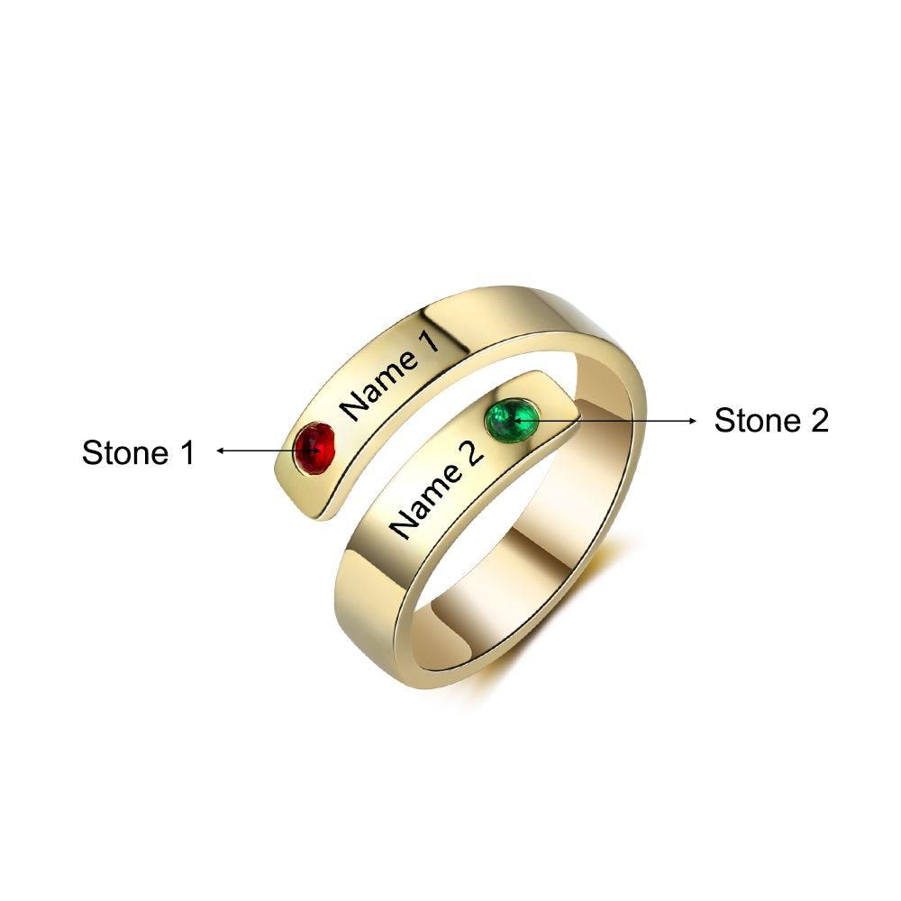 Personalized Adjustable Ring