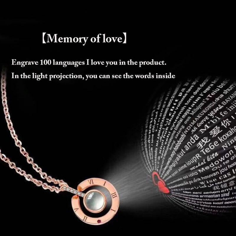 100 Languages I Love You Necklace