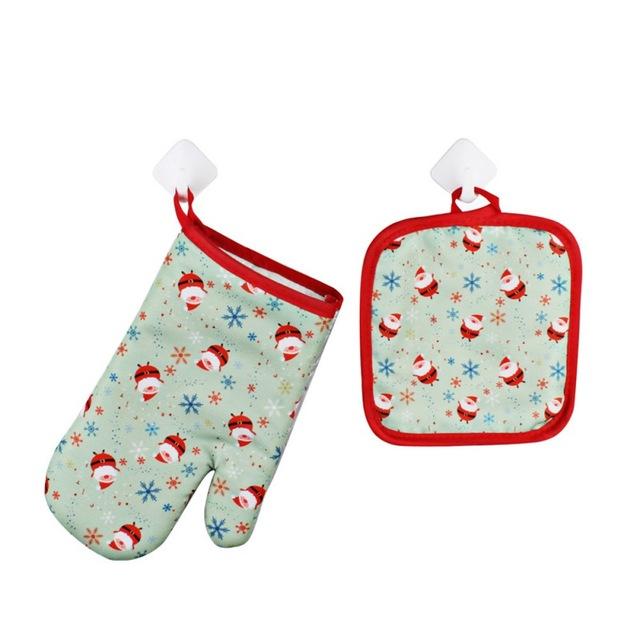 Limited Edition Christmas Baking Glove & Insulation Mat