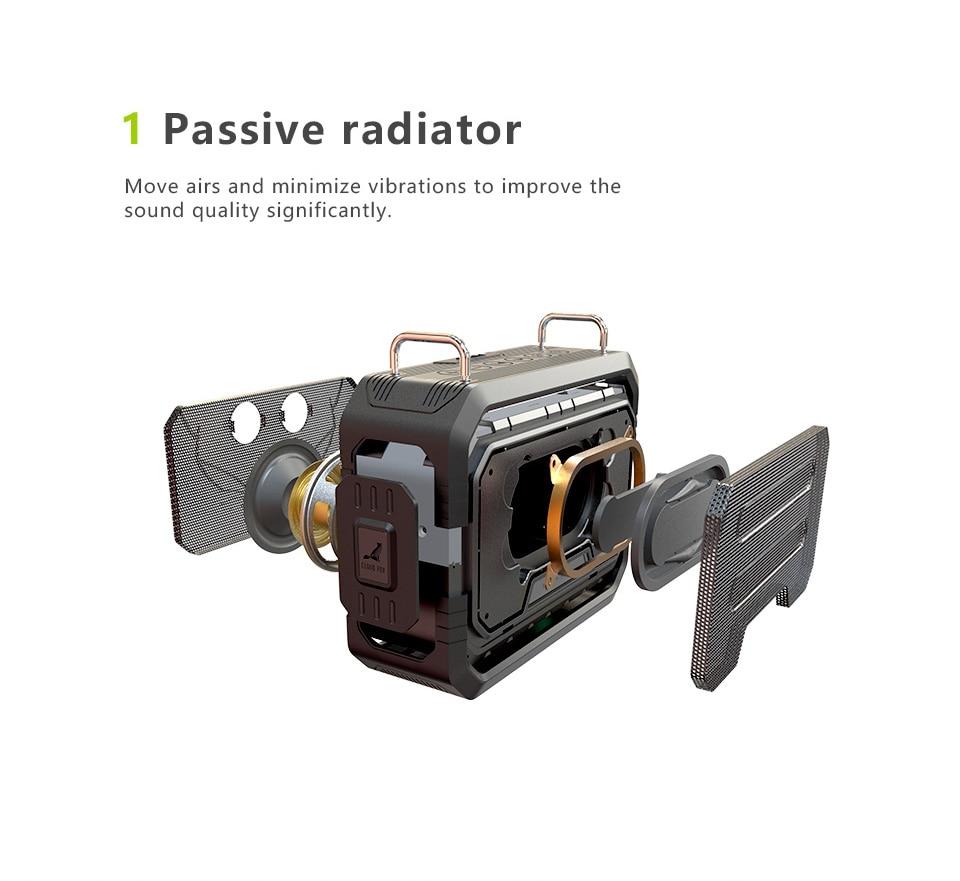 2-in-1 Waterproof Bluetooth Speaker and Flashlight