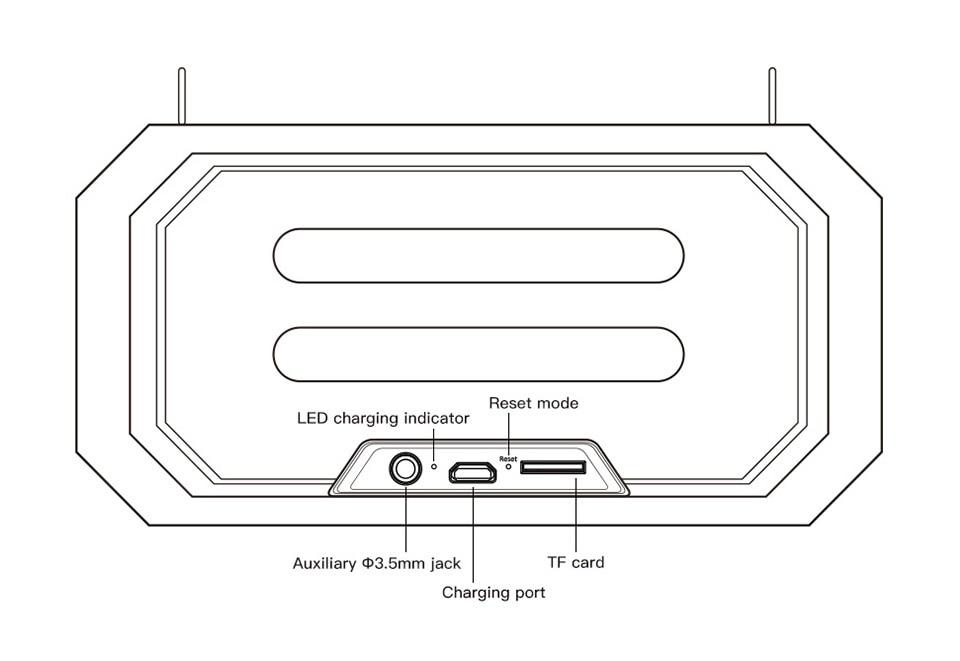 2-in-1 Waterproof Bluetooth Speaker and Flashlight