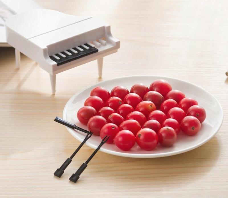 Hungry Piano - Unique Fruit Forks - LIMITED EDITION