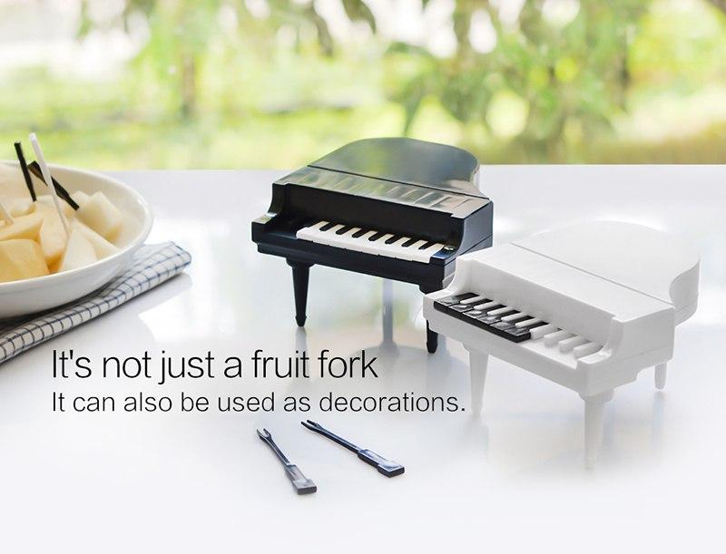 Hungry Piano - Unique Fruit Forks - LIMITED EDITION