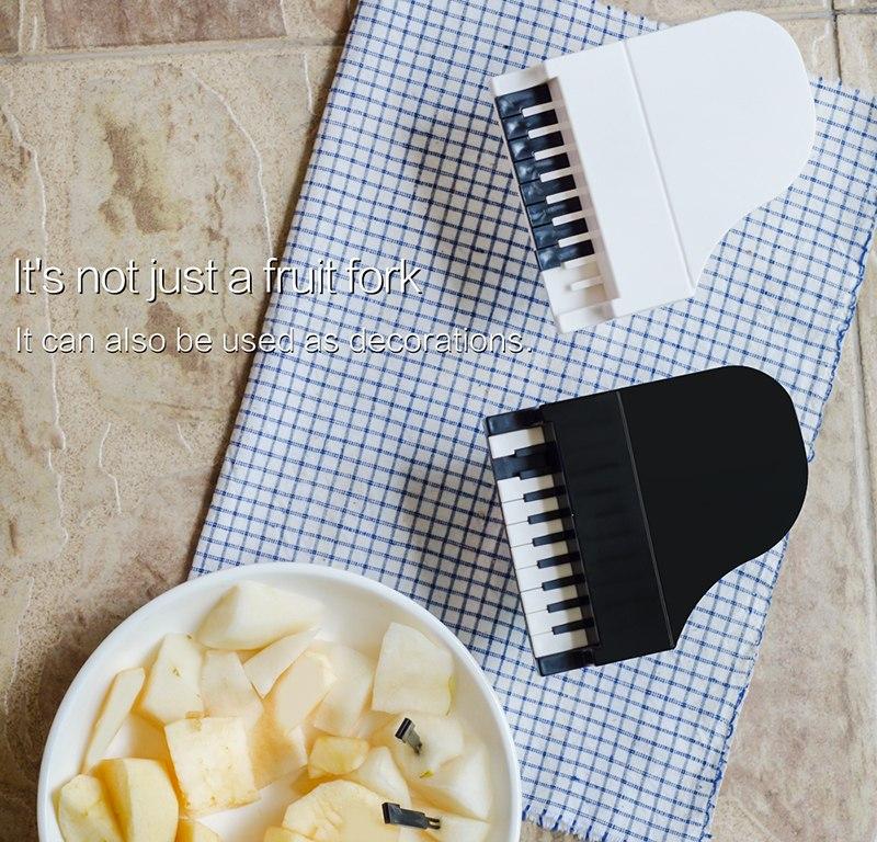 Hungry Piano - Unique Fruit Forks - LIMITED EDITION