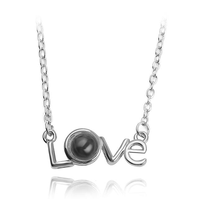 100 Languages I Love You Necklace