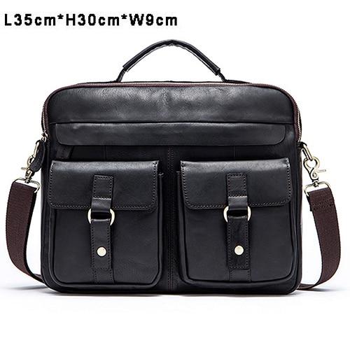 THE COURIER - LEATHER BRIEFCASE