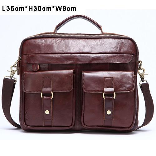 THE COURIER - LEATHER BRIEFCASE