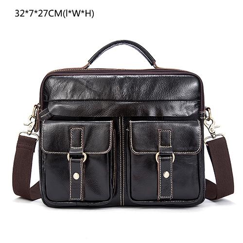 THE COURIER - LEATHER BRIEFCASE