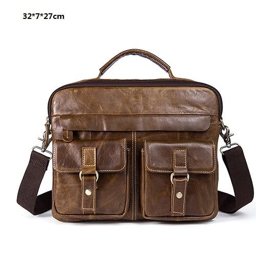 THE COURIER - LEATHER BRIEFCASE