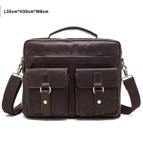 THE COURIER - LEATHER BRIEFCASE