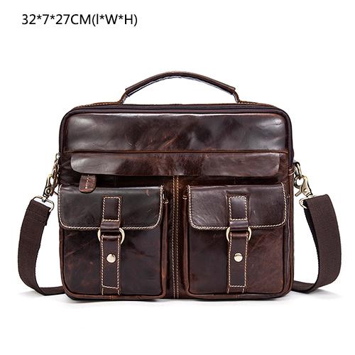 THE COURIER - LEATHER BRIEFCASE