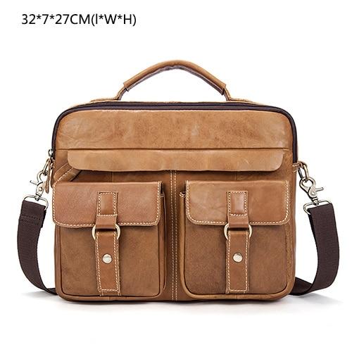 THE COURIER - LEATHER BRIEFCASE