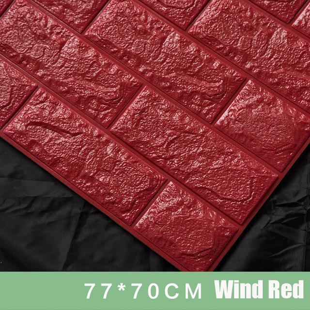 Foam 3D Brick Wall Stickers