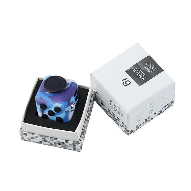 Mini Fidget Cube Camouflage Fun Stress Reliever