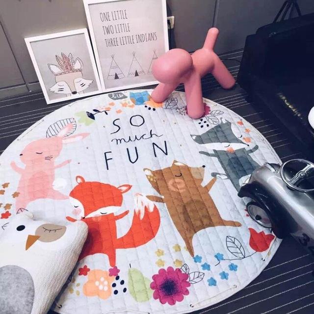 Floor Cartoon Baby Playing Mat