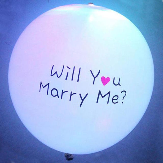 LED Light Latex Party Balloons
