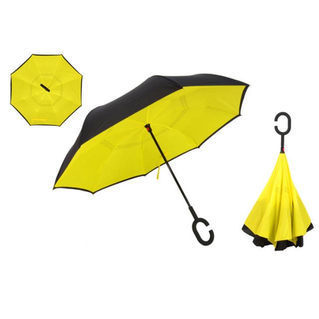 Windproof Double Layer Inverted Umbrella