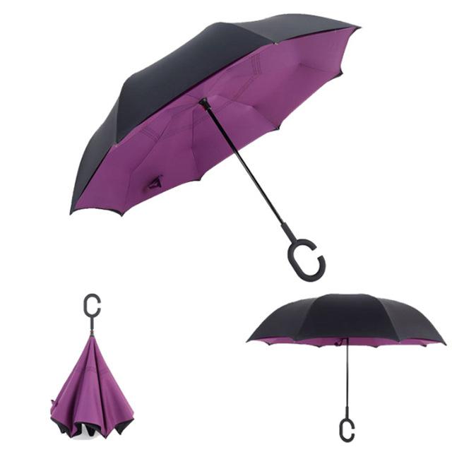 Windproof Double Layer Inverted Umbrella