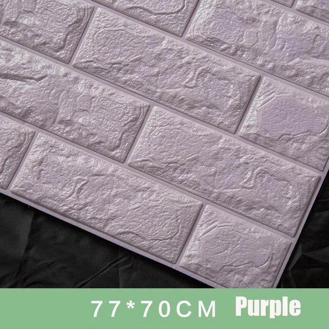 Foam 3D Brick Wall Stickers