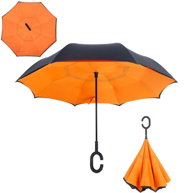 Windproof Double Layer Inverted Umbrella