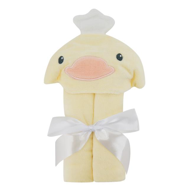 Baby Bath Hooded Cartoon Towel