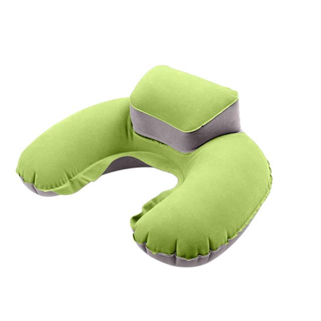 Travel Inflatable Air Blowup Neck Pillow