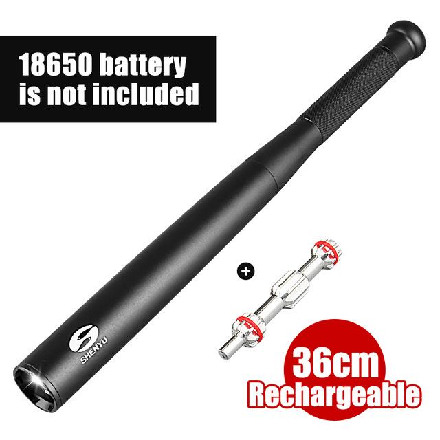 Self Defence Baseball Bat Super Bright Baton Torch