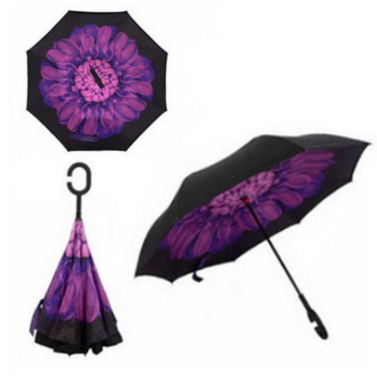 Windproof Double Layer Inverted Umbrella