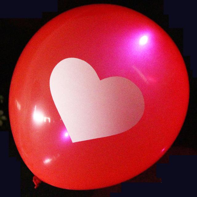 LED Light Latex Party Balloons