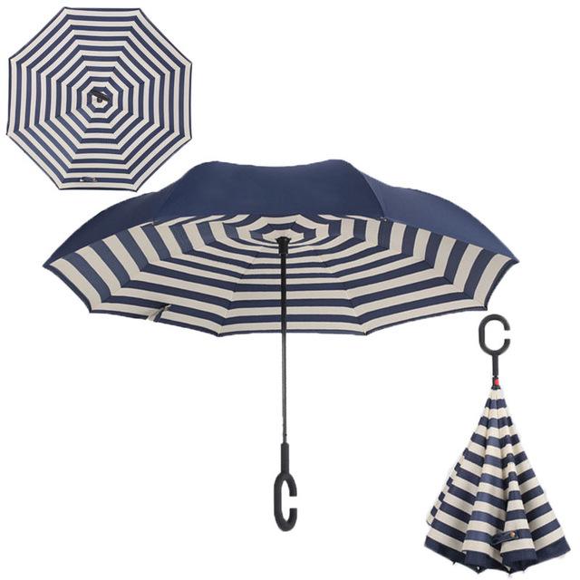 Windproof Double Layer Inverted Umbrella